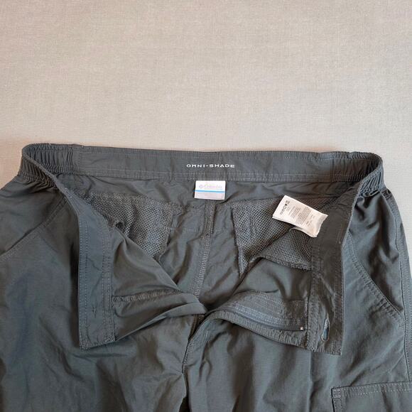 Columbia Omni-Shade Tactel Nylon Hiking Pants Men’s 36x30 Gray UPF Outdoor - Picture 9 of 12